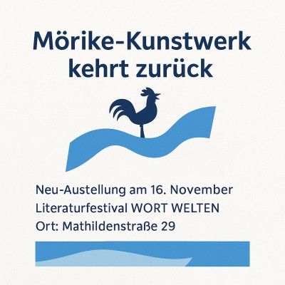 Wiederaufstellung des Mörike-Kunstwerks bereichert Ludwigsburger Kulturraum